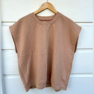 Madewell Sleeveless Sweatshirt